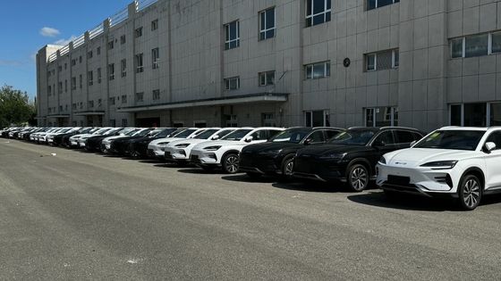 2023 EV Byd E2 Luxury Edition Καθαρό ηλεκτρικό αυτοκίνητο Χρησιμοποιημένο/Κλειστό Τύπο Σώματος Λευκή έκδοση