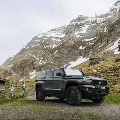 Υψηλής ανθεκτικότητας Dongfeng Mhero 917 Ηλεκτρικό αυτοκίνητο SUV Υβριδικό εκτεταμένη αυτοκινητοβιομηχανία Χρησιμοποιημένο αυτοκίνητο EV